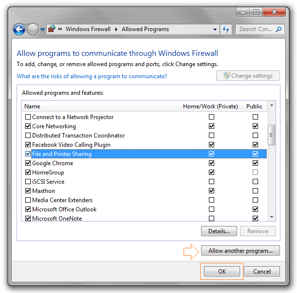 Come bloccare o sbloccare i programmi su Windows Firewall?