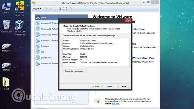 Come creare una macchina virtuale Windows 10 con VMware Player e VirtualBox