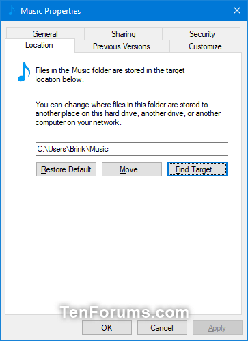 Comment modifier/restaurer l'icône du dossier Musique sous Windows