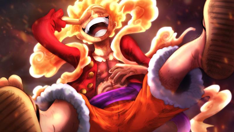 Fond d'écran Luffy Gear 5, fond d'écran Luffy God Nika