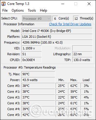 컴퓨터의 CPU 온도를 확인하는 방법은 무엇입니까?