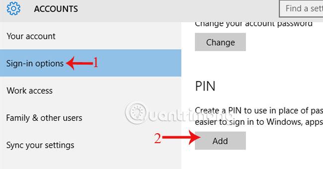 Anleitung zum Erstellen eines PIN-Codes in Windows 10