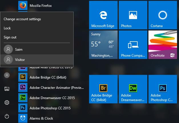 Come utilizzare il comando per creare un account Ospite su Windows 10