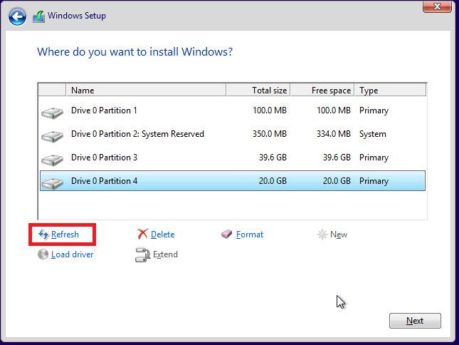 Comment réparer Le disque sélectionné présente une erreur de table de partition MBR lors de l'installation de Windows