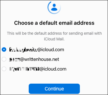 iCloud에서 사용자 정의 이메일 도메인을 설정하는 방법에 대한 지침