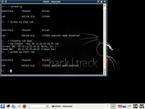 Cracker le mot de passe Wifi WEP avec Backtrack