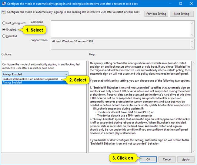 Comment configurer la connexion et le verrouillage automatiques après le redémarrage sous Windows 10