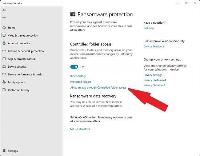 Comment activer la fonctionnalité de protection contre les ransomwares sous Windows