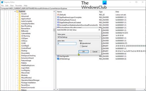 Windows 10에서 Alt+Tab이 작동하지 않는 문제 수정