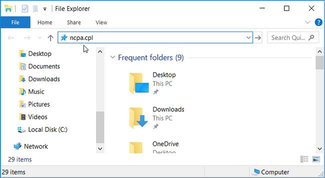 Comment ouvrir les connexions réseau sous Windows 10