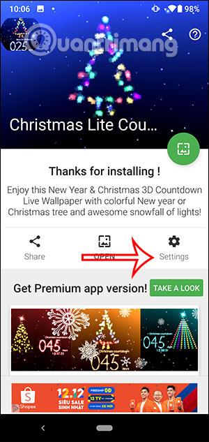 Comment installer le fond d'écran animé du compte à rebours de Noël sur Android