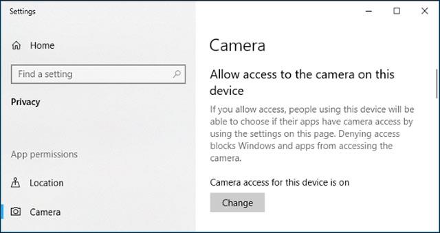 Correction d'une erreur de webcam qui ne fonctionne pas dans Windows 10