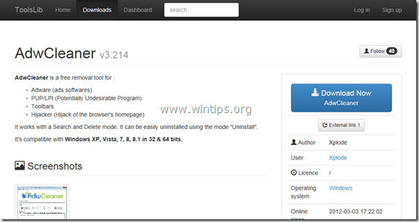 Rimuovere completamente l'adware Network Packet Analyser