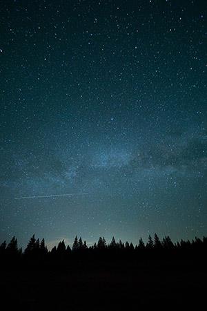 Fond d'écran ciel nocturne, beau fond d'écran ciel étoilé