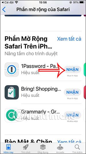 Как установить расширения на Safari iPhone