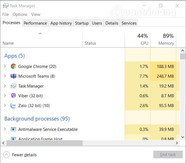 Как исправить ошибку Microsoft Teams, потребляющую много оперативной памяти и процессора в Windows 10