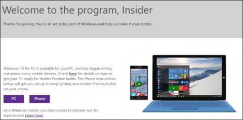 Windows 참가자에 가입하여 최신 버전의 Windows 10을 경험하는 방법