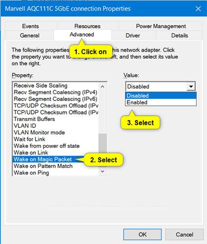 Come attivare Wake-on-lan su Windows 10 per accendere e avviare il computer da remoto