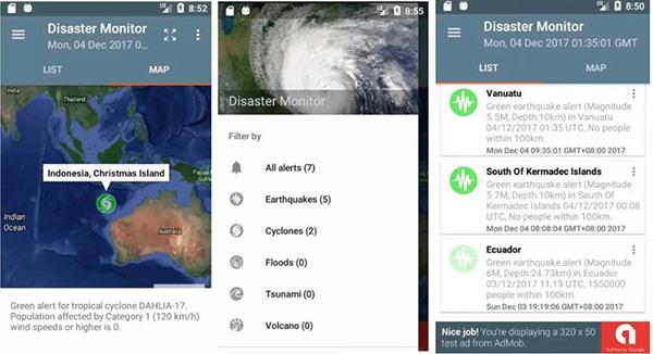 Le migliori applicazioni di allarme per disastri naturali sui telefoni