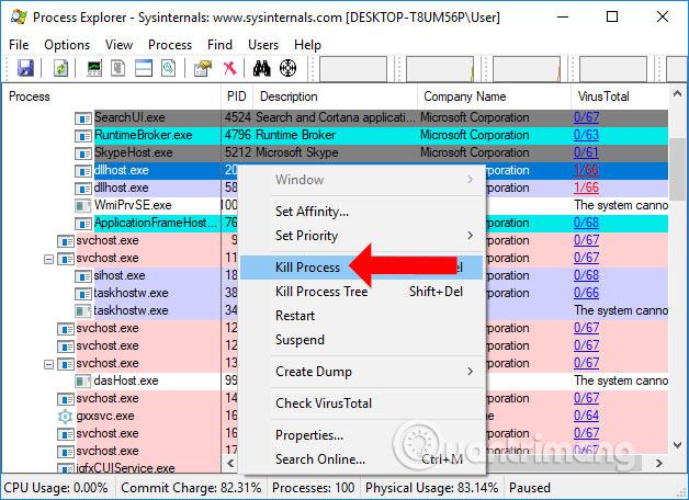 Comment rechercher des virus sous Windows à l'aide de Process Explorer