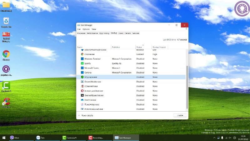 Как отключить приложения, которые запускаются с Windows 11