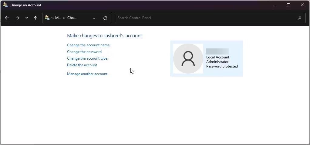 Come cambiare la password dell'account in Windows 11