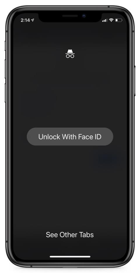 Как заблокировать вкладки в режиме инкогнито с помощью Face ID в Chrome для iPhone