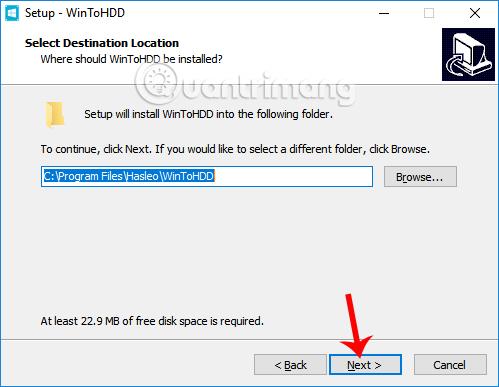 Come installare Windows utilizzando WinToHDD senza USB o DVD