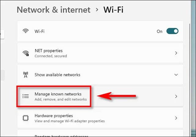 Comment oublier les réseaux WiFi enregistrés sur Windows 11