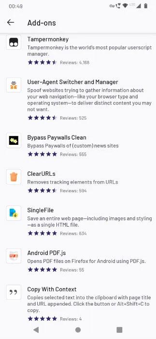 Comment installer des modules complémentaires sur Firefox pour Android