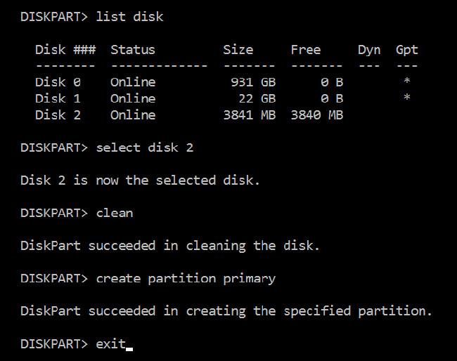 Instructions pour récupérer la capacité USB perdue