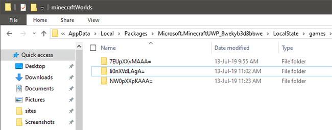 So finden Sie den Speicherort von Minecraft Windows 10 Edition