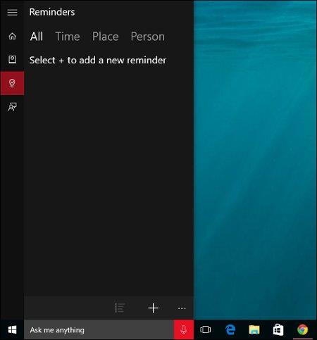 Windows 10 で Cortana を使用して構成する