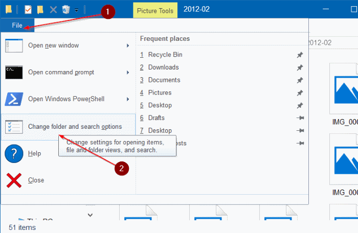 Windows 10のファイルエクスプローラーでサムネイル画像が表示されないエラーを修正する方法