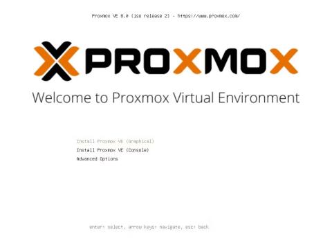 Comment installer Proxmox sur un PC Intel NUC ou x86