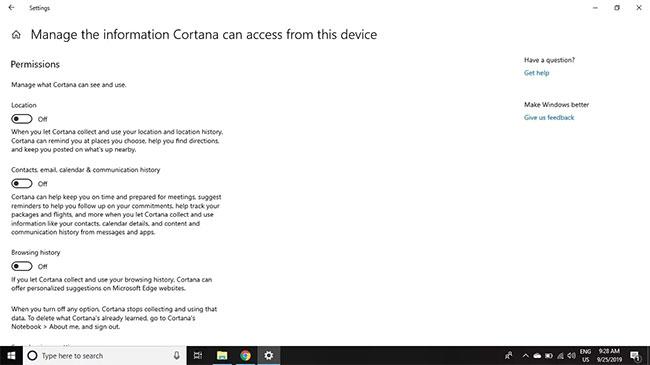 Schalten Sie Cortana unter Windows 10 aus