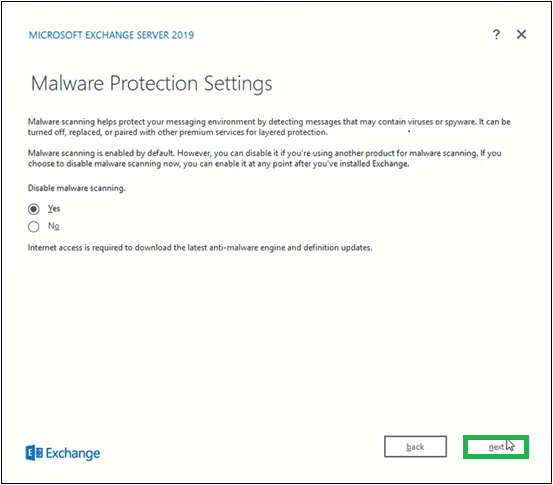 Come installare Exchange Server 2019