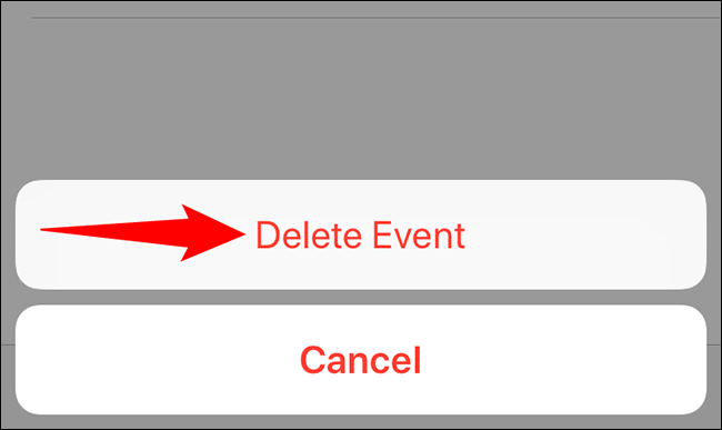 如何刪除 iPhone 上的行事曆事件