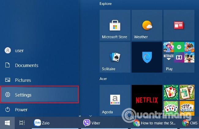 Come aprire il menu Start a schermo intero su Windows 10