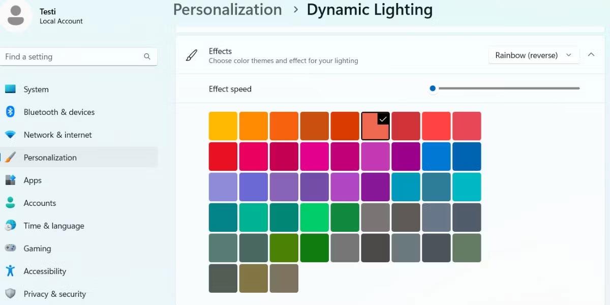 So aktivieren Sie Dynamic Lighting unter Windows 11