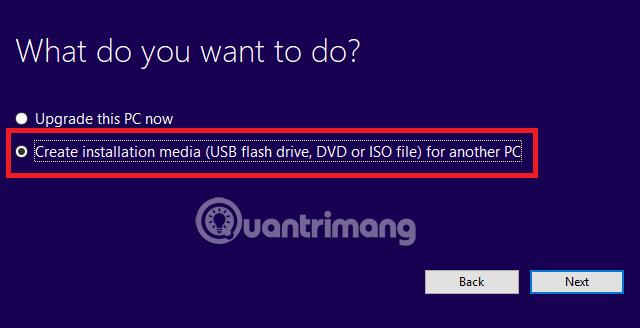 Instructions pour installer Windows à partir d'une clé USB