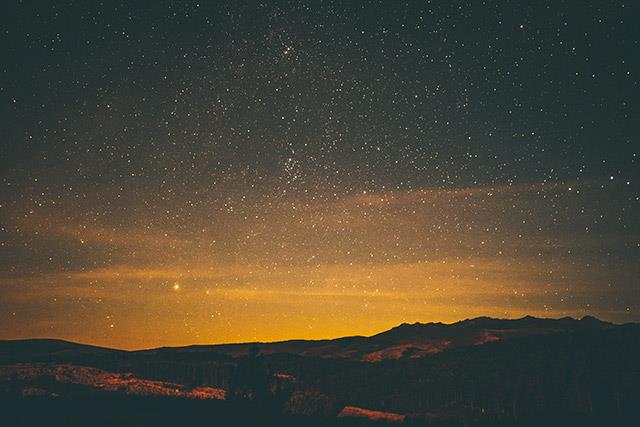 Carta da parati del cielo notturno, bellissima carta da parati del cielo stellato