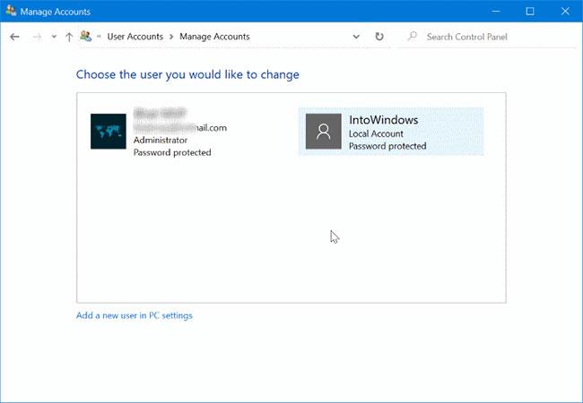 Windows 10でローカルアカウントのパスワードを削除または変更する方法