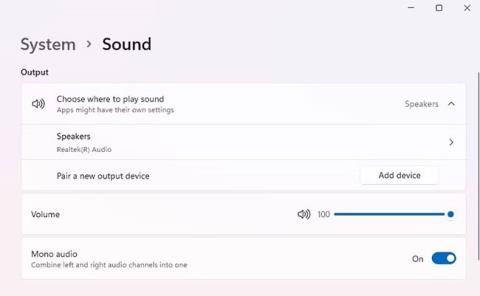 Comment activer/désactiver Mono Audio sur Windows 11