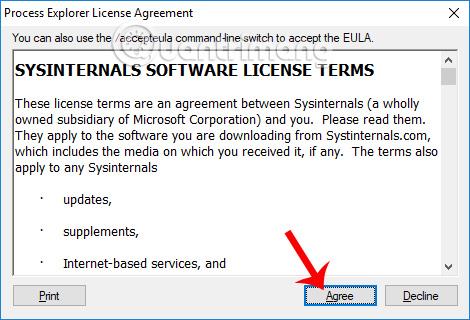 如何使用 Process Explorer 使用網路攝影機測試應用程式