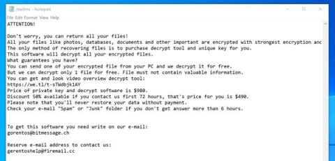 So löschen Sie Ransomware, die eine .boot-Datei erstellt