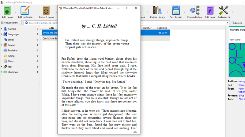 Comment ouvrir des fichiers EPUB sous Windows 10 (sans Microsoft Edge)