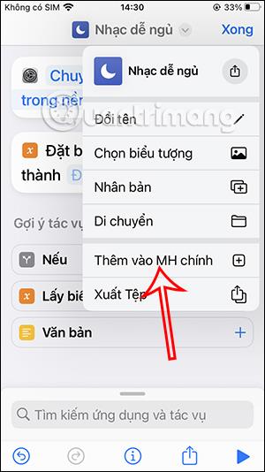 Comment activer le son de fond depuis l'écran d'accueil de l'iPhone