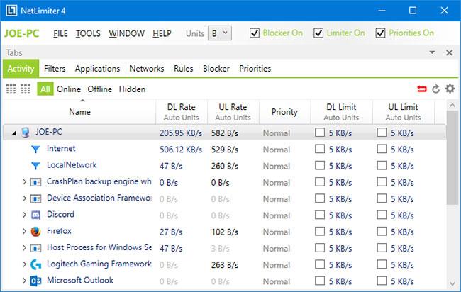 監控並節省 Windows 10 上的網路容量