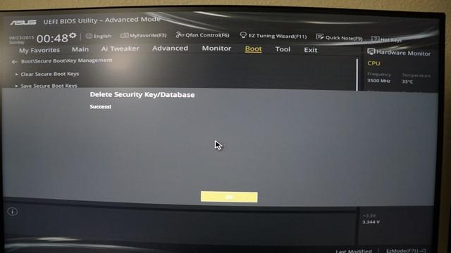 Aktivieren oder deaktivieren Sie Secure Boot über das ASUS UEFI BIOS-Dienstprogramm